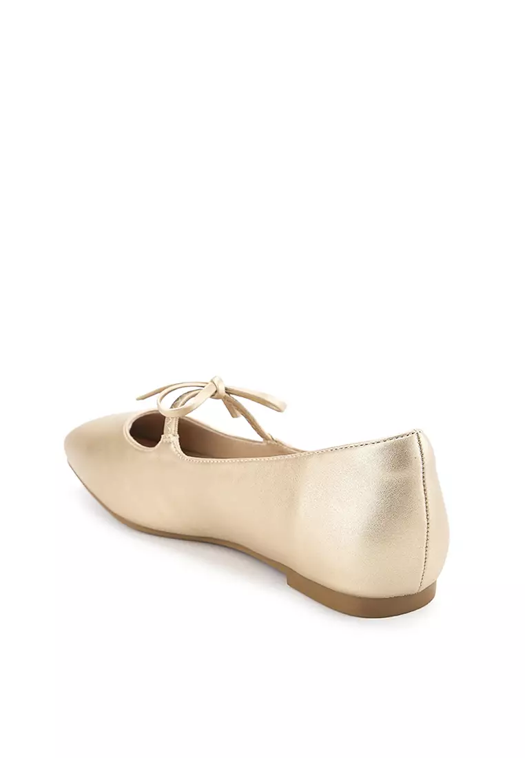 Honey J2475-11 Flat Shoes Champagne