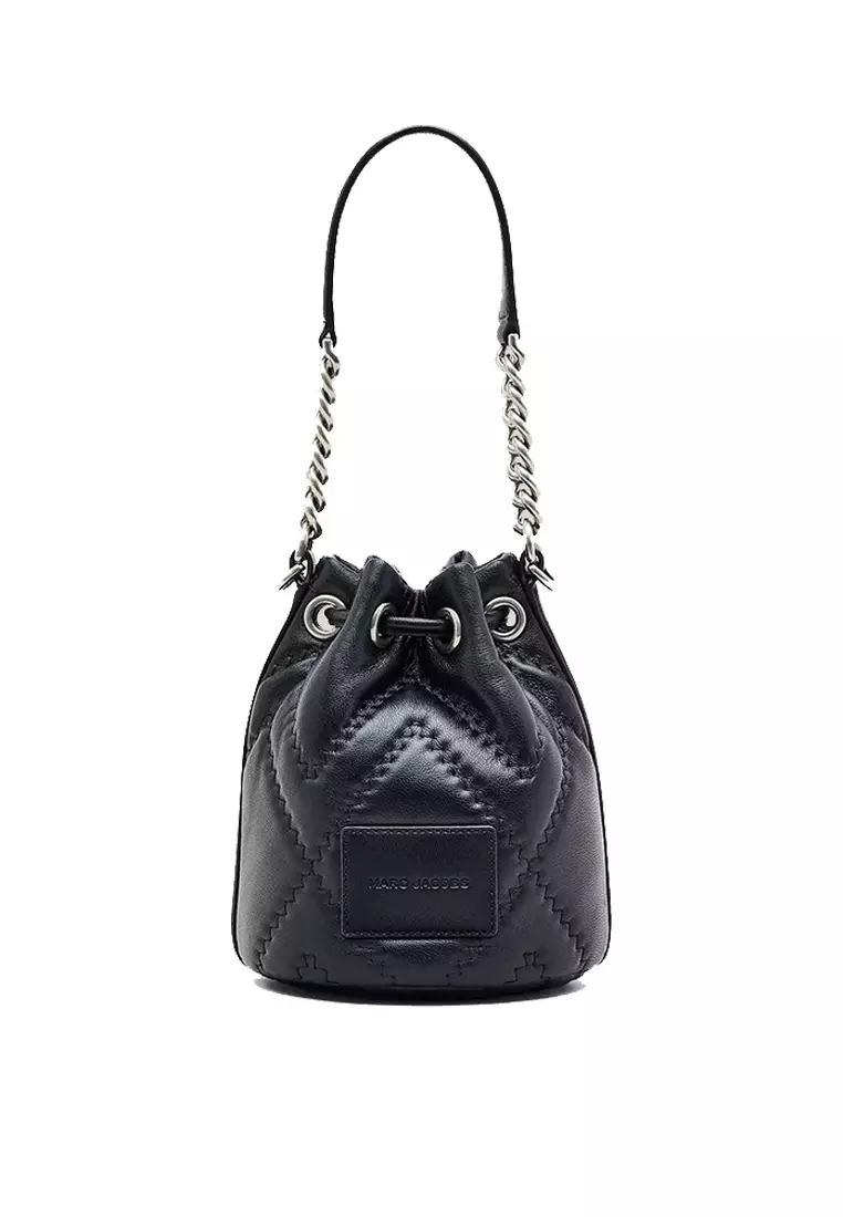 Marc Jacobs The Quilted Leather J Marc Bucket Bag Black 2F3HCR045H01
