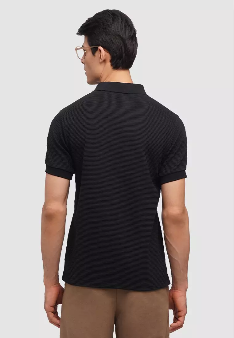 O.O.O. Textured Polo Shirt