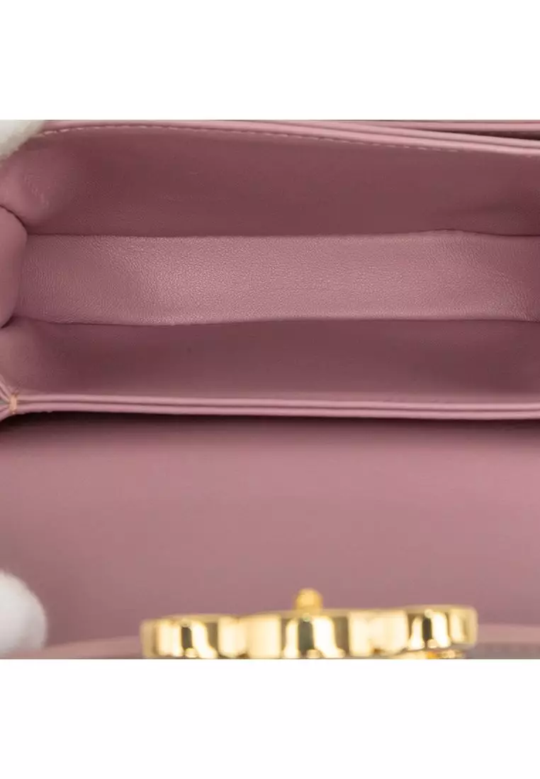 Pre-Loved Celine Mini Shiny Calfskin Besace Clea Satchel