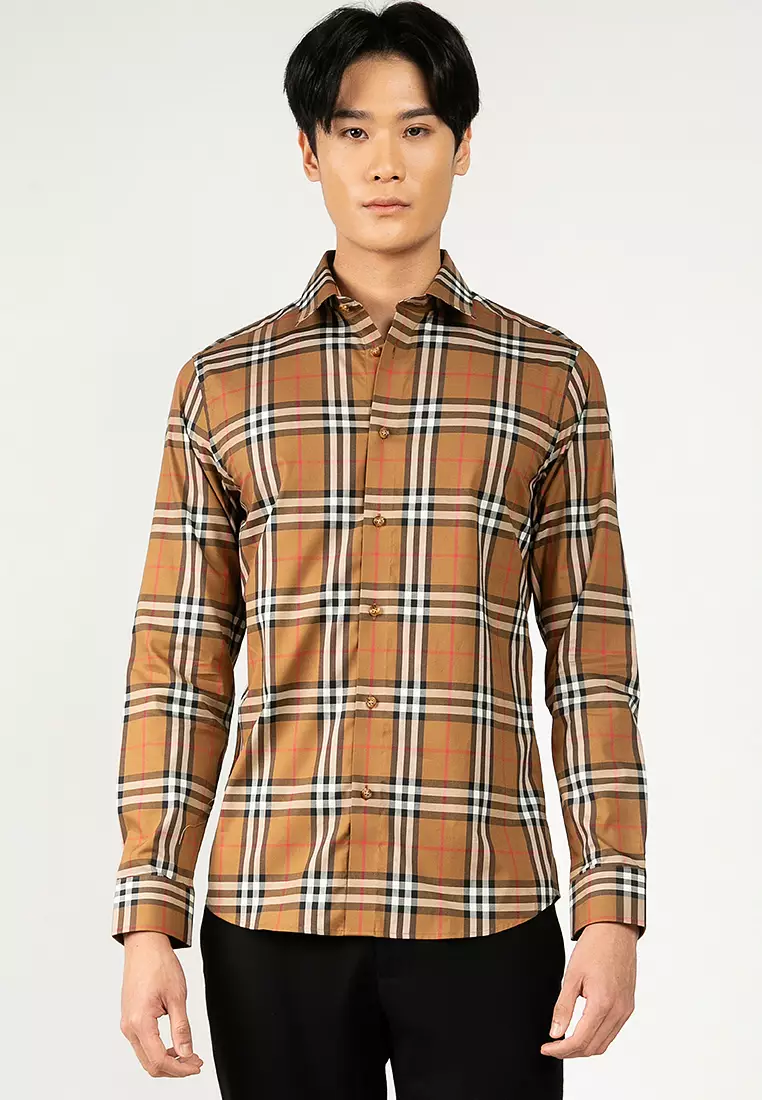 Burberry Shefford Check Long-Sleeve Shirt (nt) 2025 | Buy