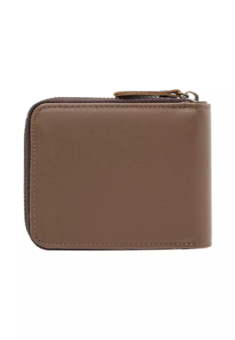 Buy Jack Studio Jack Studio Leather RFID Zip Around Wallet For Men JWC ...