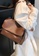 Lara brown Women's Plain Capacious PU Leather Tote Bag Shoulder Bag - Brown F853CAC59F39D1GS_2
