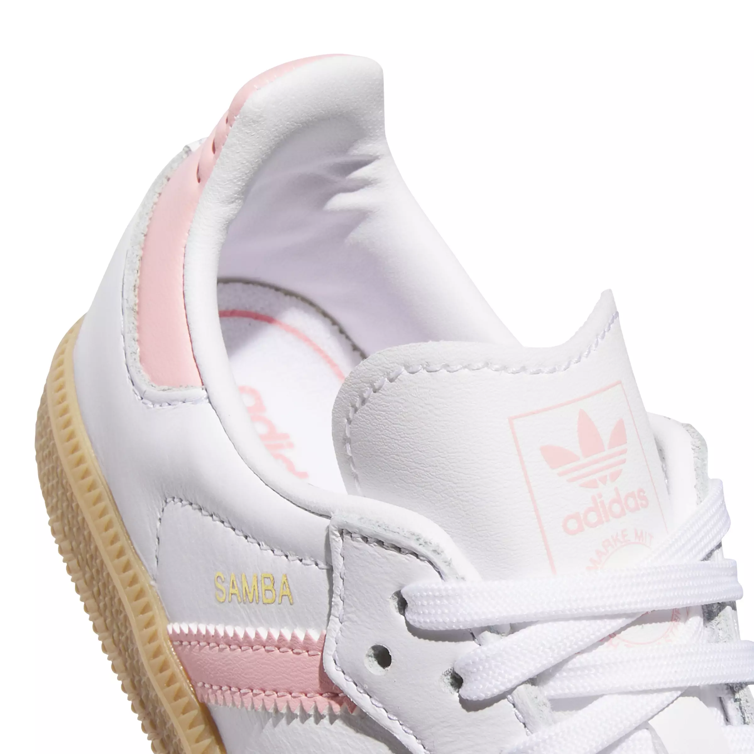 Adidas Samba OG Kids - Sepatu Anak (Putih/Pink)