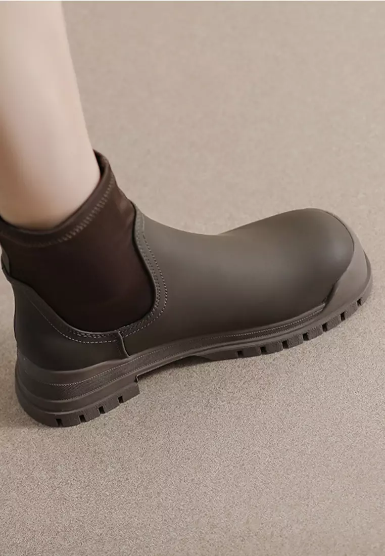 Microfiber Leather Martin Boots WW8888