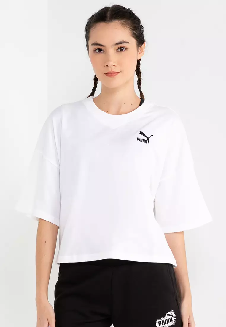 Puma white sale crop top