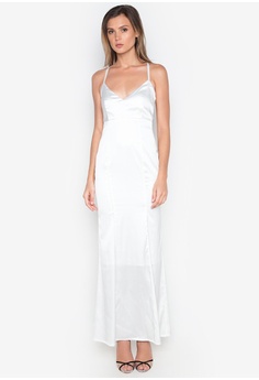 Buy Sophialuv Juliet Lace Maxi Dress in White | ZALORA Singapore
