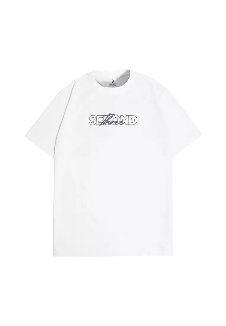 3Second Men's T-Shirt Short Sleeve Regular Fit Cotton Shaula 351124