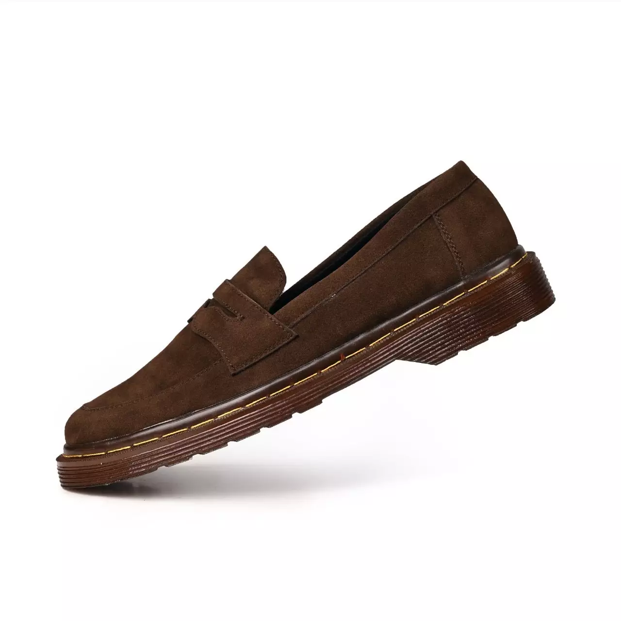 Country Boots Xabi - Sepatu Suede Slip On Formal Brown