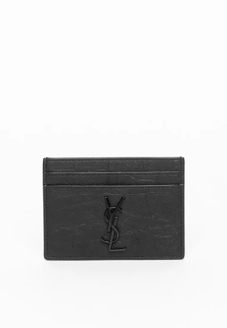 Yves saint laurent card holder mens best sale