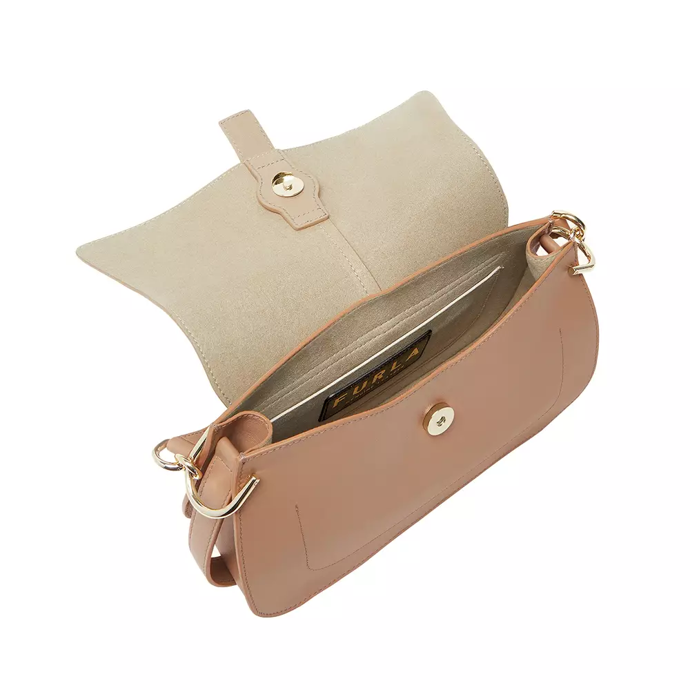 Flow Medium Top Handle Bag Greige