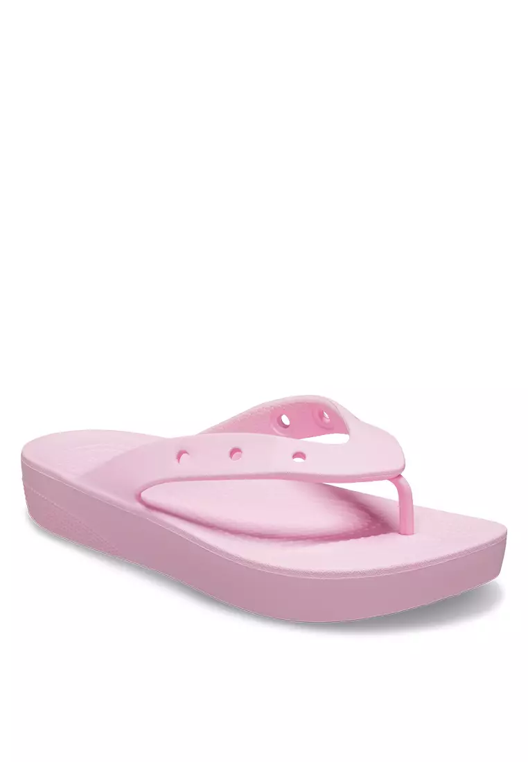 platform flip flop sandals