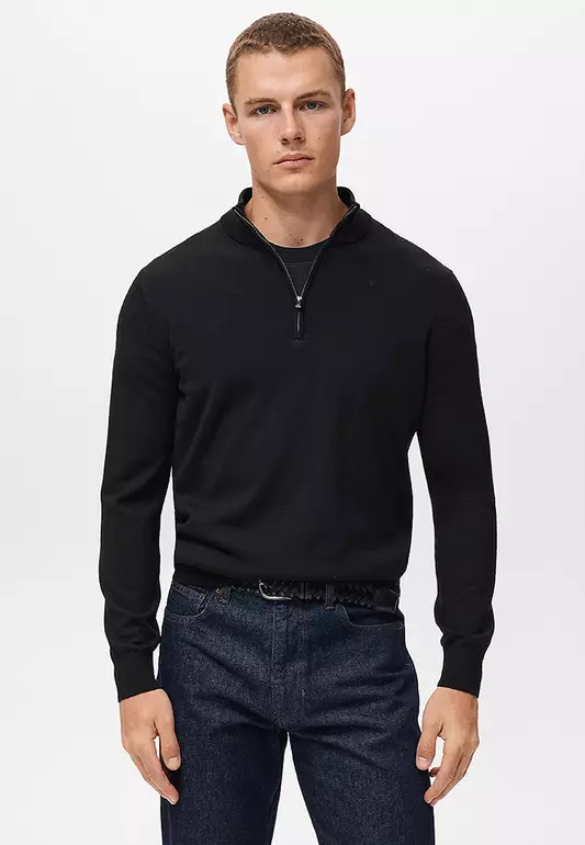 100% Merino Wool Perkins Neck Sweater