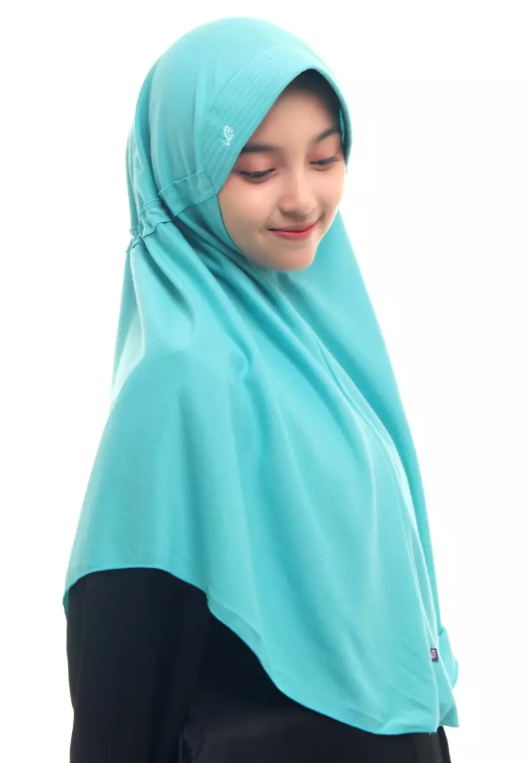 Rabbani - Kerudung Sekolah Instan Innova Lx KAA - Blue Curacao