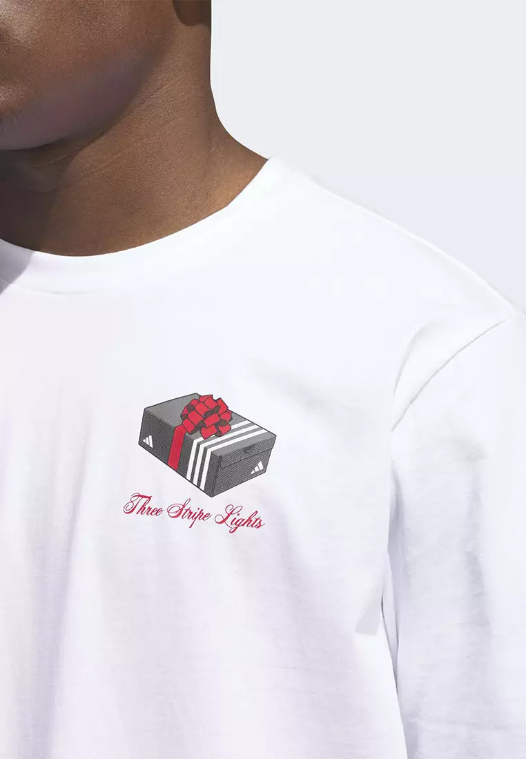3-Stripes Lights Giftbox Graphic T-Shirt
