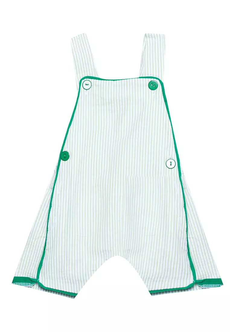 Scotty Pinstripe Jumper With Contrast Trimming