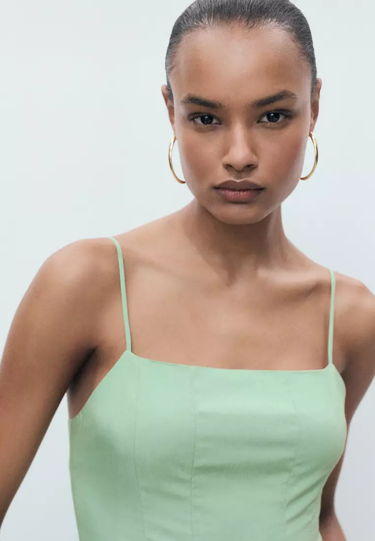 Midi-Dress With Pleats