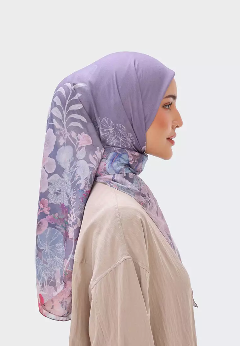 Ria Miranda Purple Haurisa Scarf