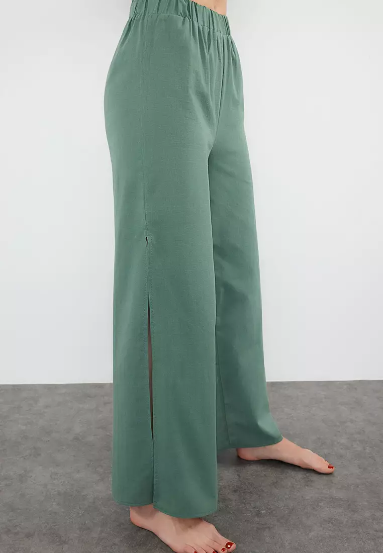 Wide Leg Beach Pants