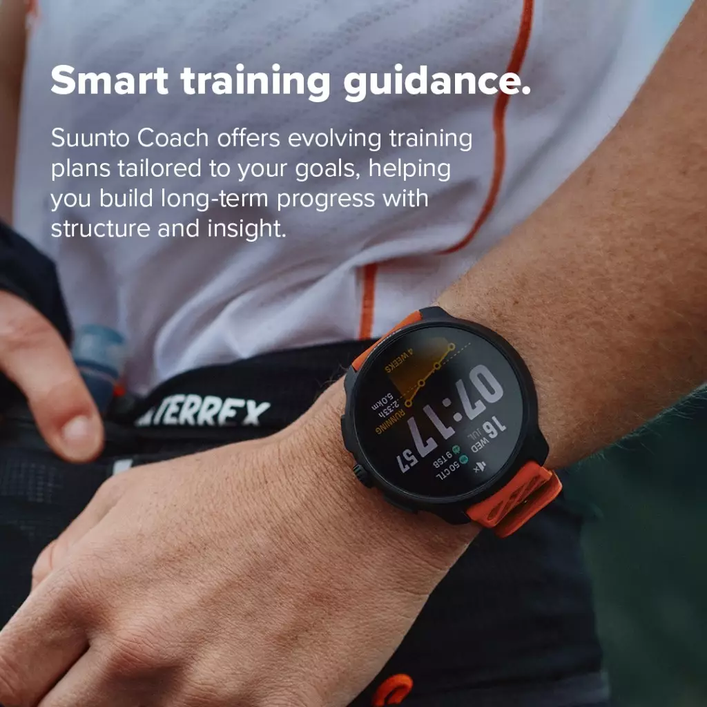 Suunto Race 2 Titanium Black SS051202000 - Ultimate performance watch for racing and training, improved