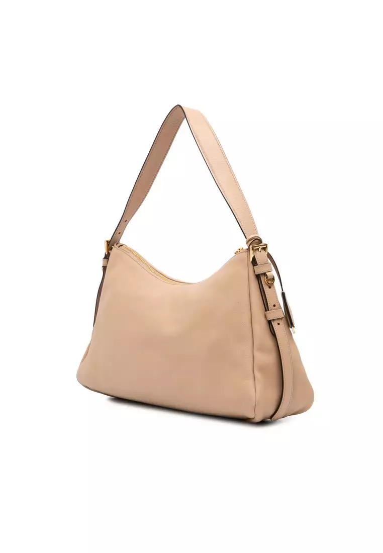 Pre-Loved Prada Large Leather Aimee Shoulder Bag