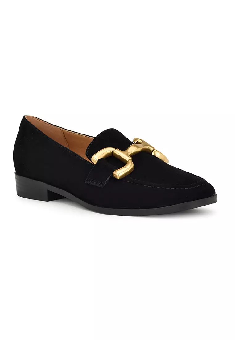 Discount on Nine West  shoes - SKU: Lilma Slip-On Almond Toe Dress Loafers Black