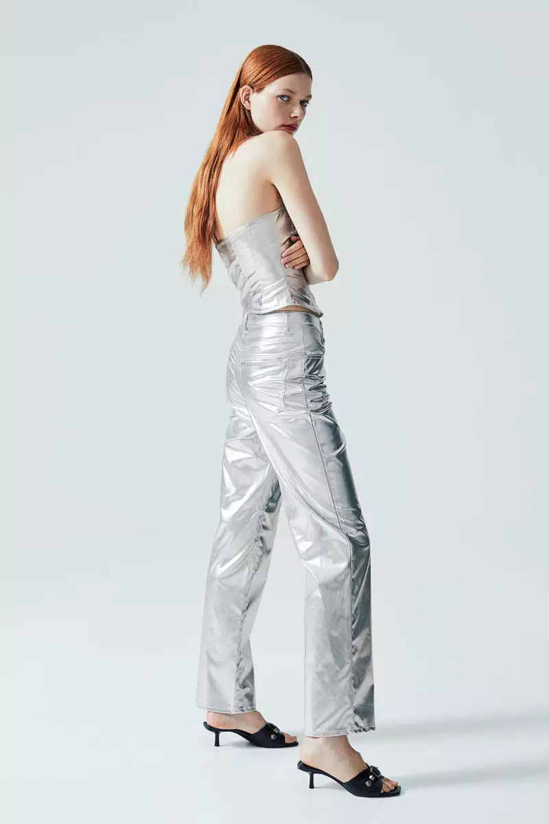 Coated corset top