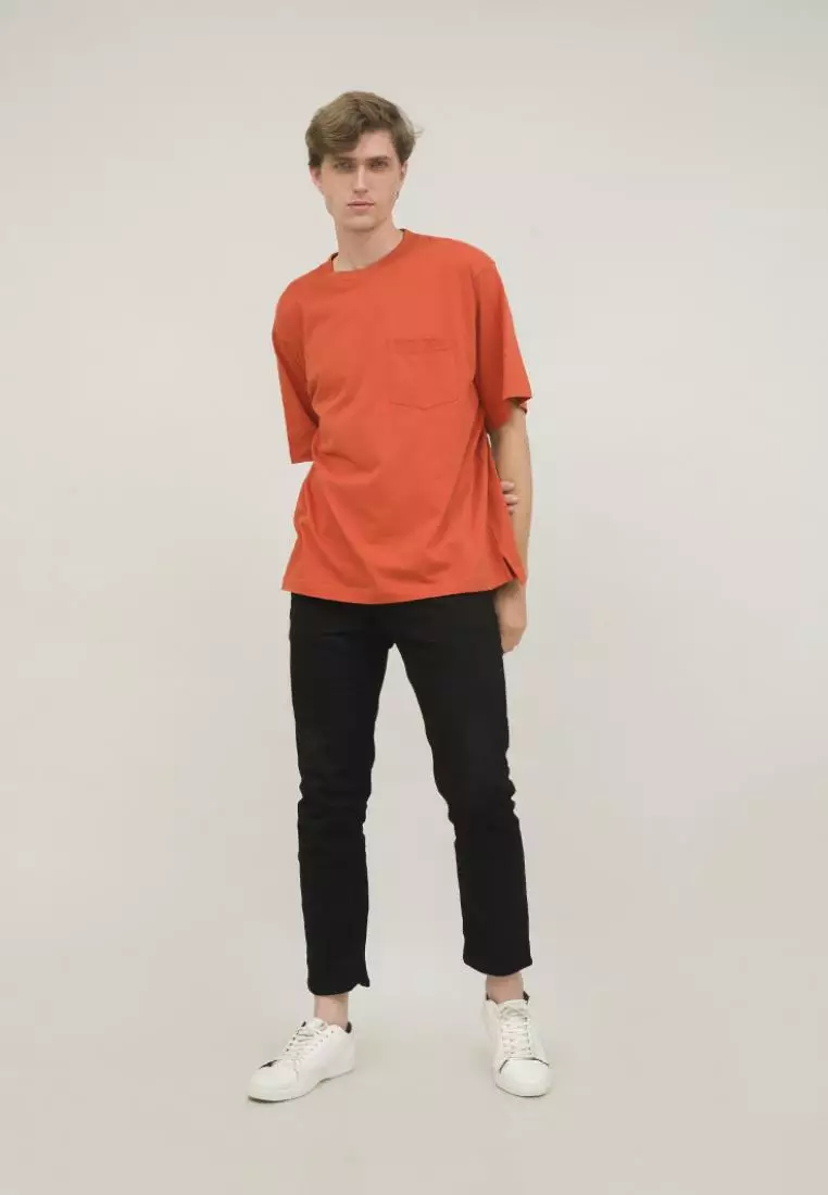 kaos oversized pria unisex terracotta dino skate houseofcuff