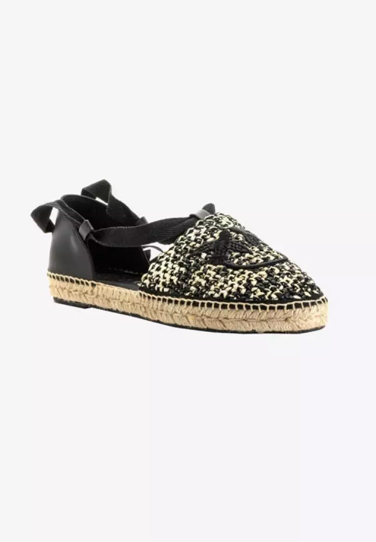 Buy Pinko Love Birds raffia espadrilles 2024 Online | ZALORA Singapore