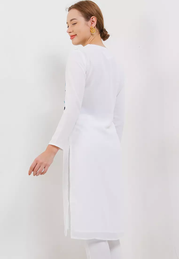 Chanira Festive Raina Tunic-White