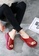 Twenty Eight Shoes red Platform Leather Casual Slipper QB183-28 82906SH821E9BDGS_5