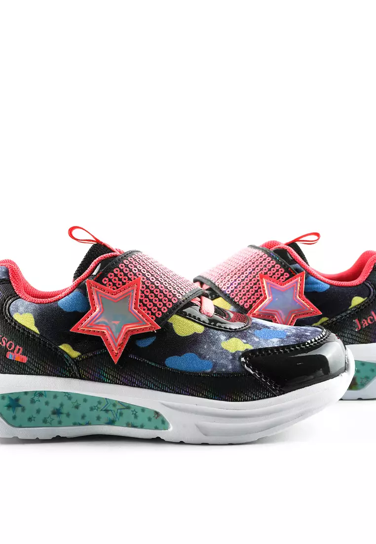 Jackson Kids Ruby 1SO Black Pink - Sepatu Sneakers