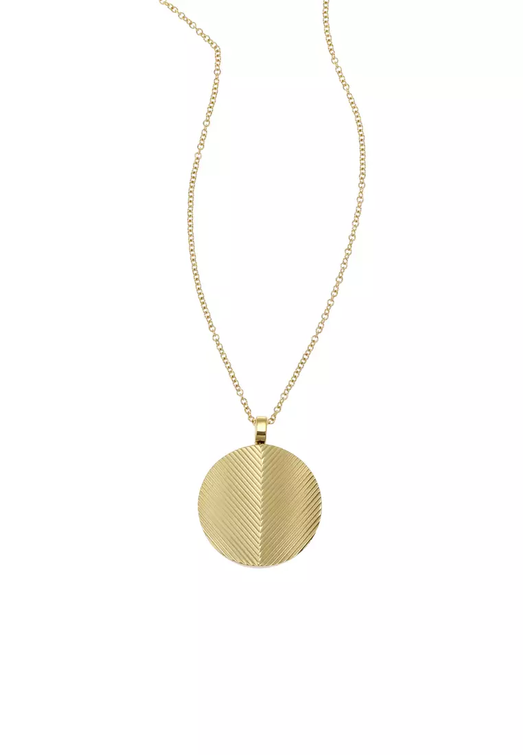 Buy Fossil Fossil Female's Harlow gold Stainless Steel Pendant