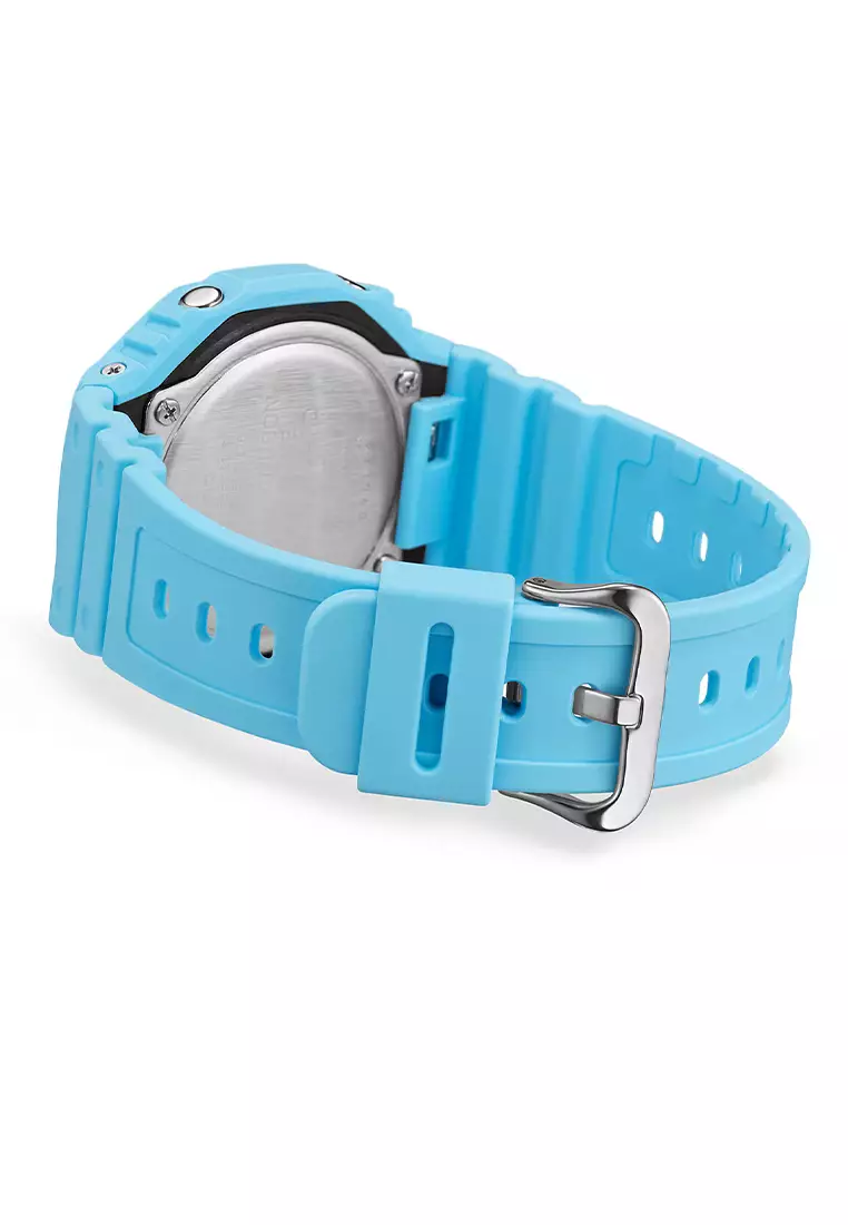 Jam Tangan Analog Digital Wanita Casio G-Shock GA-2100-2A2 - Blue Resin Strap