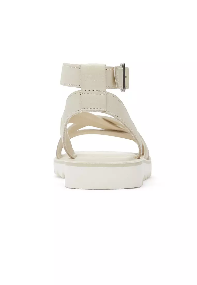 Women Rory Fog Leather Suede Sandal