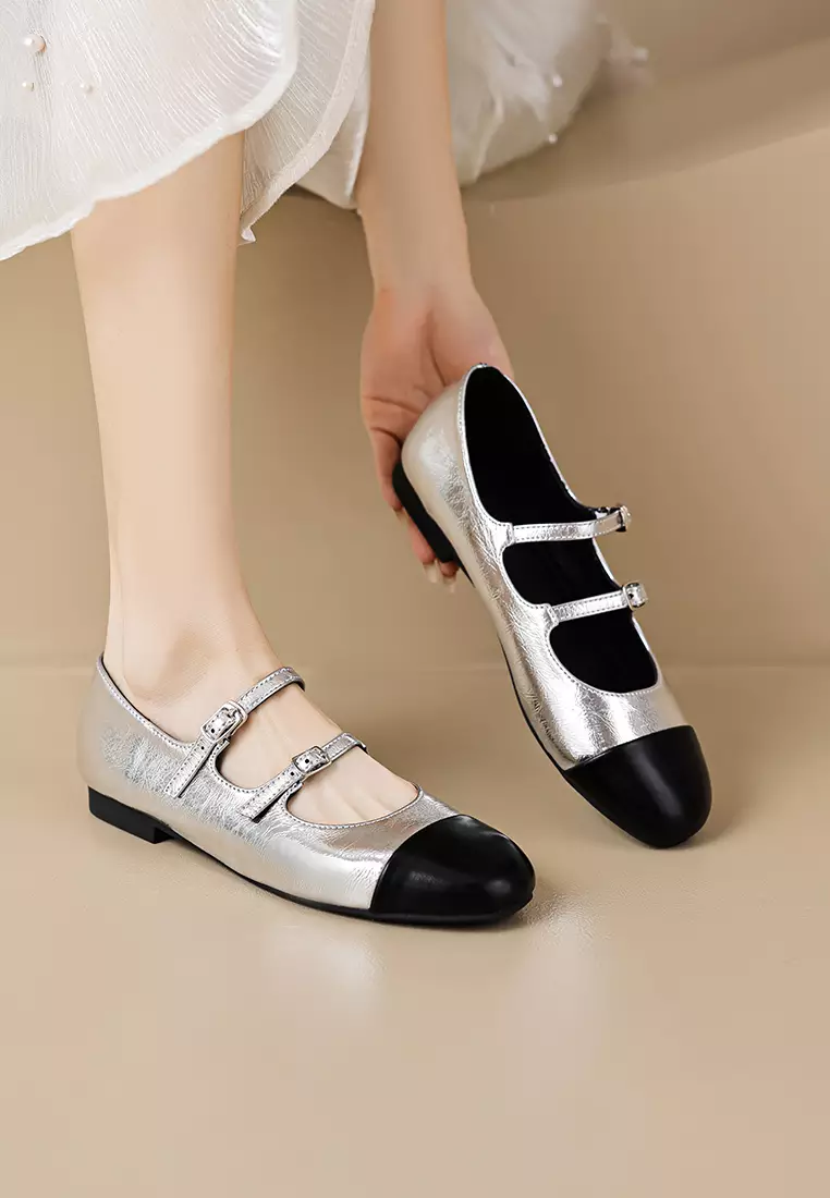 Double Strap Mary Jane Shoes WW883-1