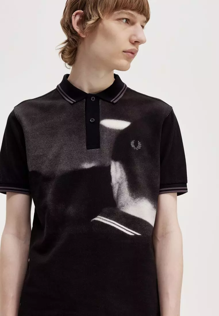 Rave Graphic Fred Perry Shirt-