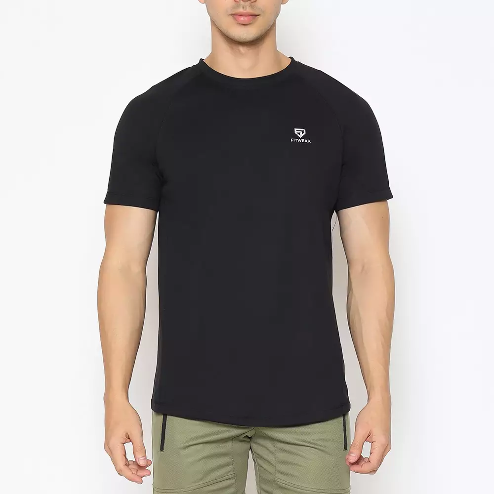 Fitwear - Kaos Olahraga PRIA DRYFIT XAVIER REGULAR FIT S/S - BLACK
