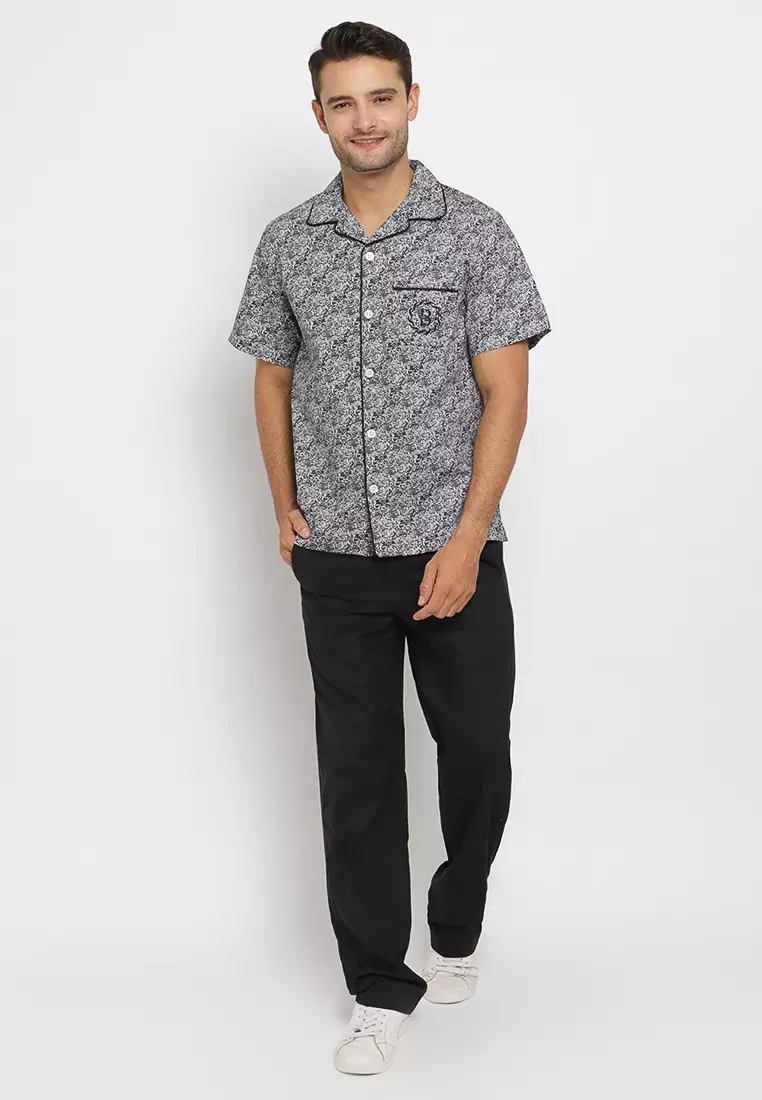 Byford Pyjama Short Sleeve Long Pant 1 set