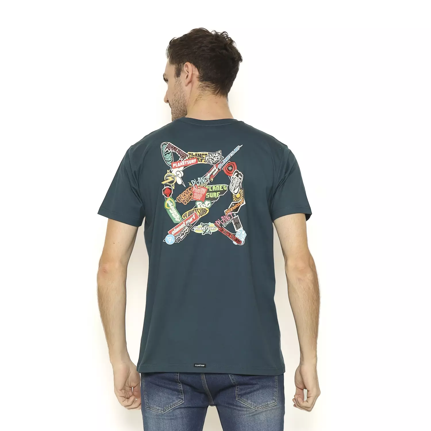 Planet Surf Clothing Kaos Lengan Pendek Pria Bunt Men Tee Planet Surf