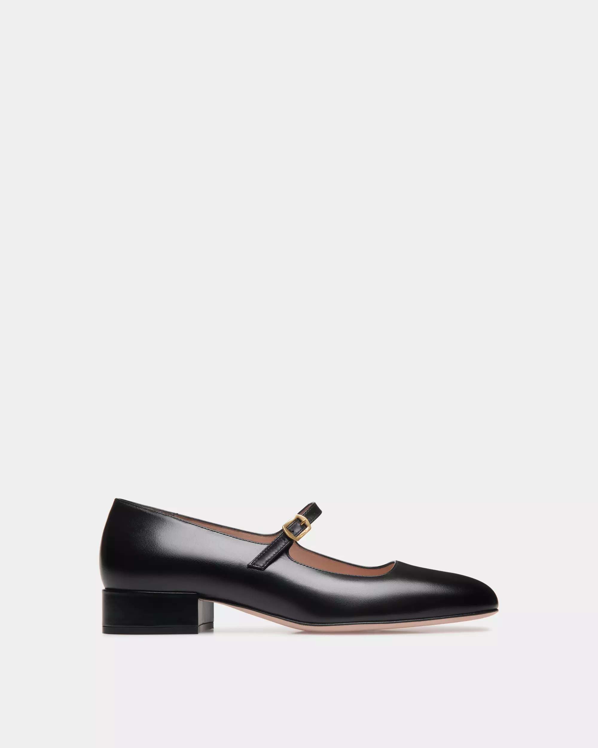 Ballyrina Pump Leather Heels - Black