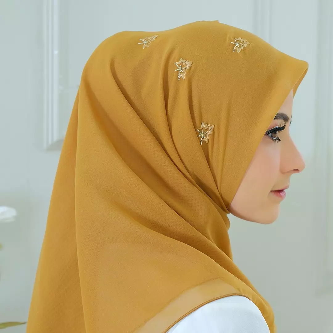 Mayra Indonesia - Scarf Noura - Mustard