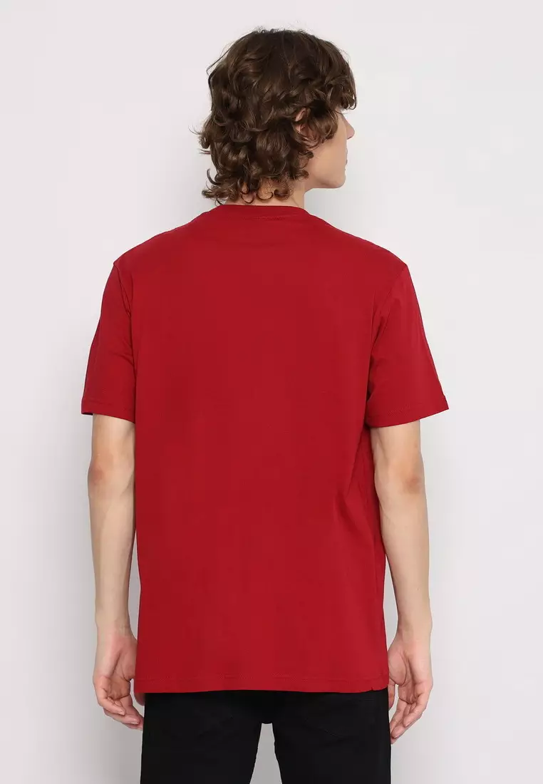 POLICE T-Shirt Cotton Combed Sablon Raster Pria 2073280421