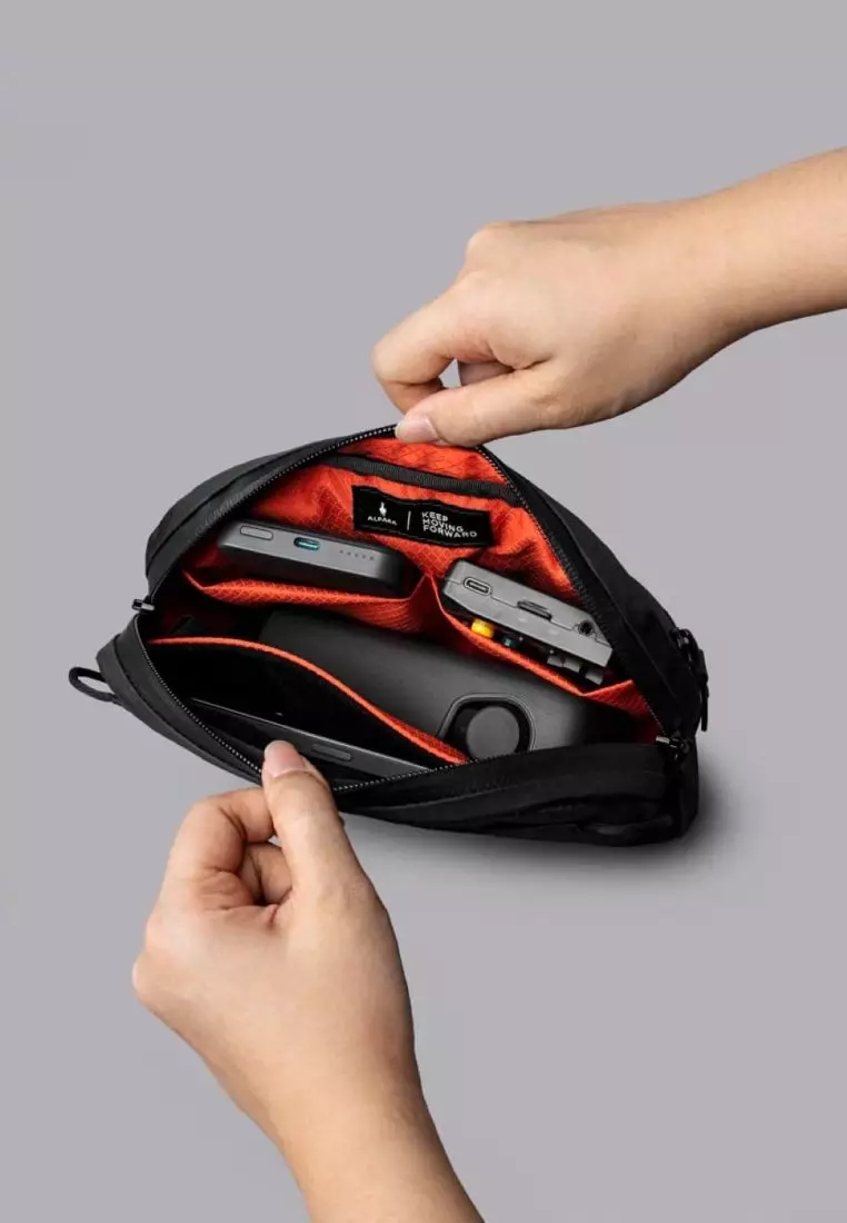 ALPAKA Flight Sling 1L X-Pac VX07 Ripstop (Black)
