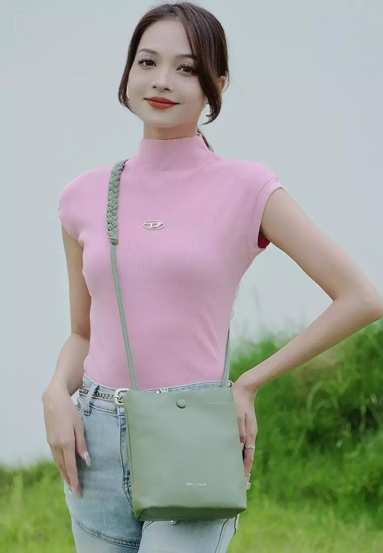 Women's Sling Bag / Crossbody Bag (Tas Selempang Wanita) - Abu-Abu