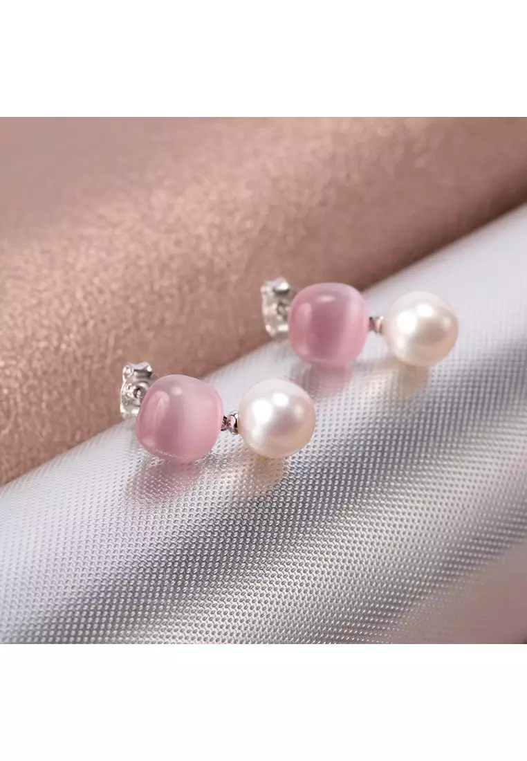 Morellato Gemma Perla Pearls Silver 925% Earrings SATC06