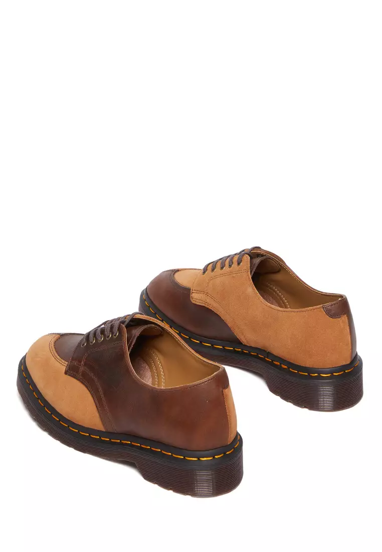 2046 Regency Calf Repello Suede Brown Shoes Men