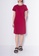 SUB red Women Short Sleeve Slip Dress 1B1C9AA18F8411GS_4