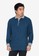 Andre Michel blue Andre Michel Kaos Polo Shirt Lengan Panjang Kerah Abu Biru Tua SMP 933-87 29B0FAAF01D7B3GS_1