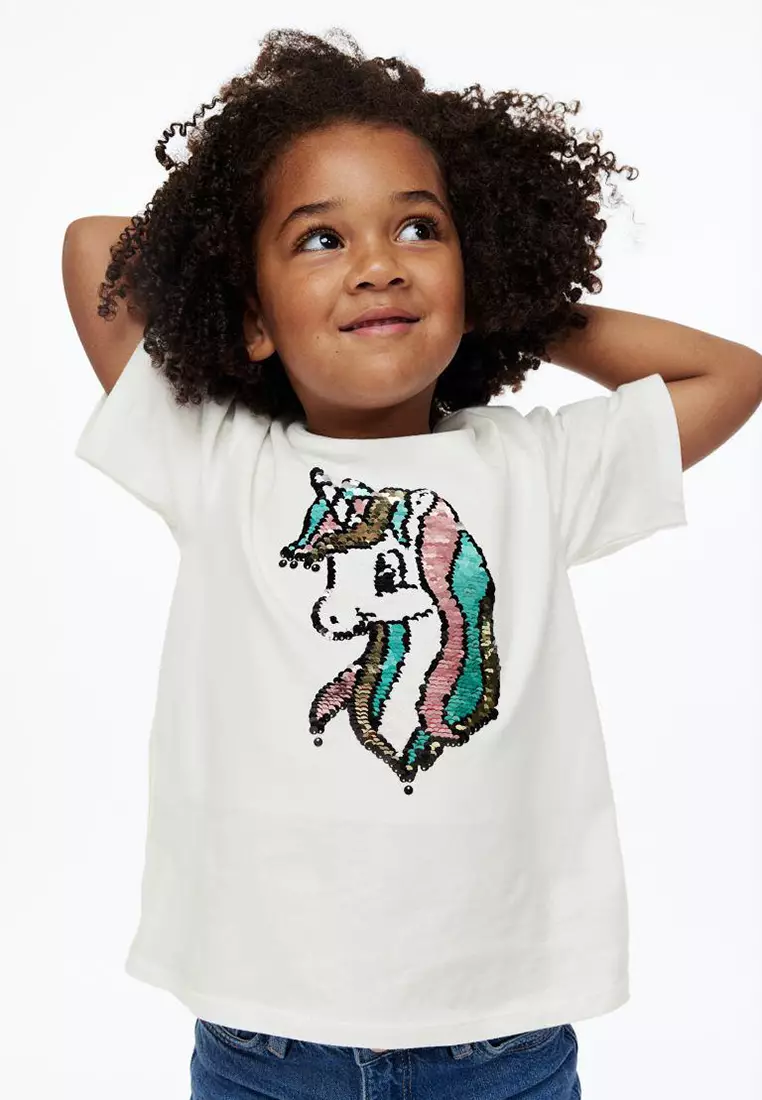 H&m nasa 2025 sequin shirt